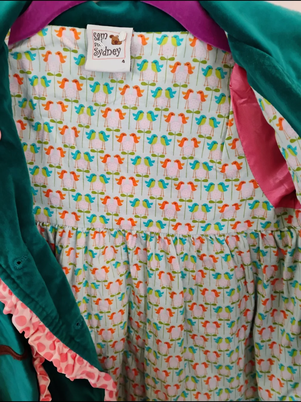 Sam & Sydney fun lining floral